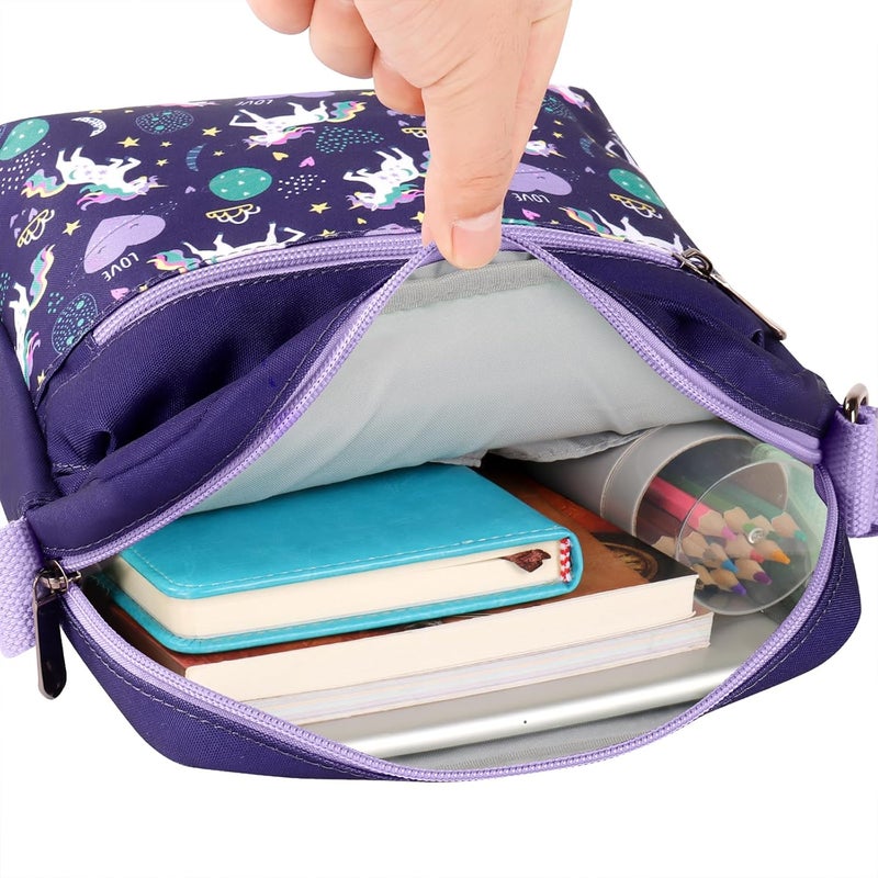 Choco Mocha Girls Purses Age 8-10, Purse for Girls 6-8 10-12 Christmas Gifts for Girl - Image 3